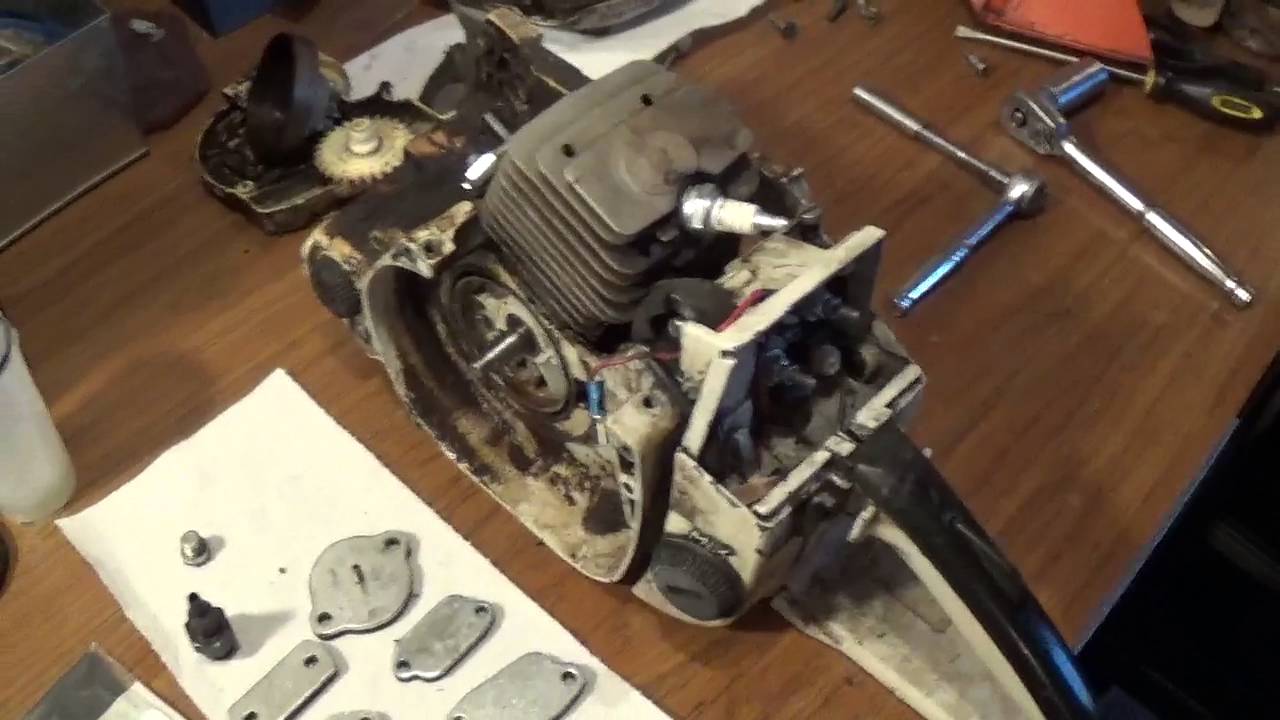 Pressure and vacuum testing a stihl chainsaw