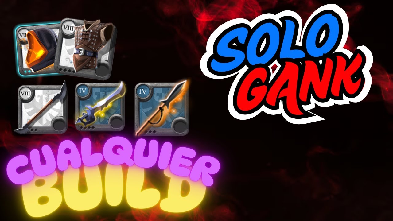 Aprende a gankear en solitario con cualquier arma / Albion Online