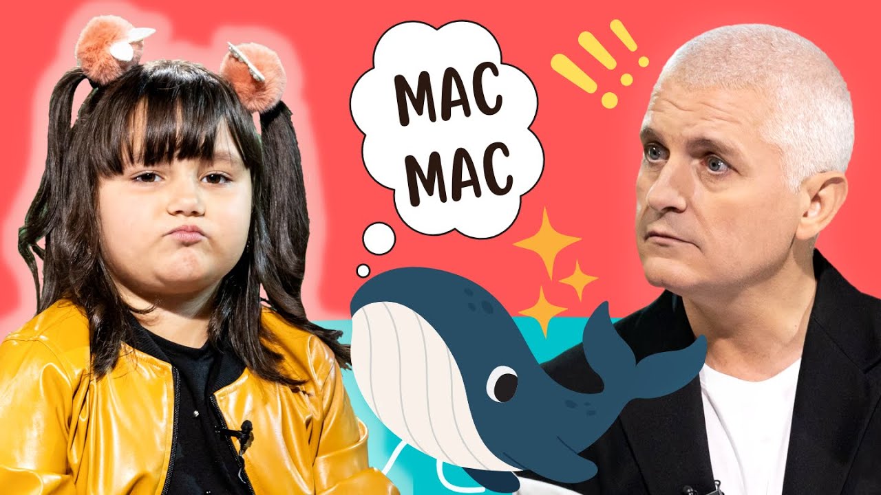 Nu știați!? Balenele și peștii fac MAC-MAC 🤣🤣🤣 Karina, o minune de fetiță, la Copiii Spun...