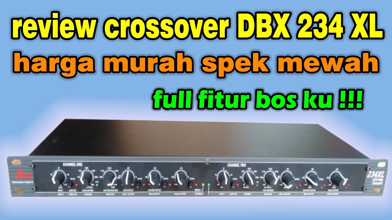 UNBOXING dan REVIEW CROSSOVER DBX 234 XL CROSSOVER SEJUTA UMAT FULL FITUR