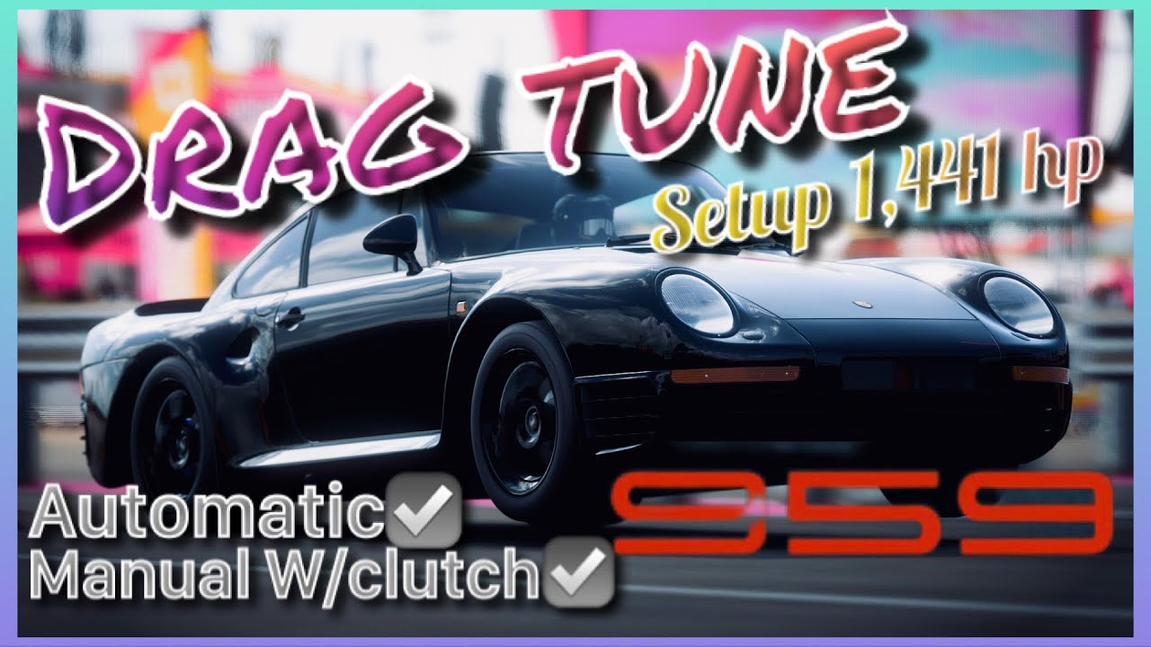 PORSCHE 959 1,441hp [4K] (DRAG TUNE)