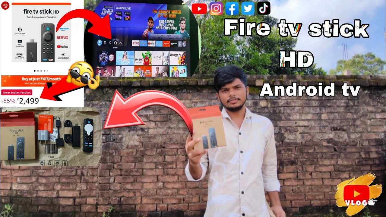 Amazon Fire TV Stick Setup | How To Setup FireTV Stick | Fire TV Stick Installation (Hindi #vlog 