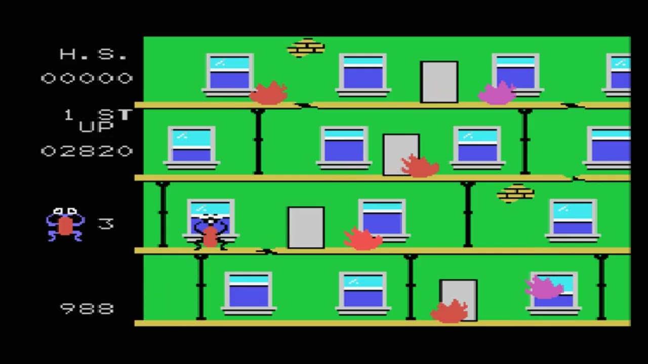 Frantic Freddy (Colecovision Version) - Skill 4 Longplay (Hardest)