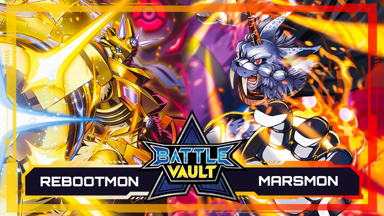 Rebootmon Appmon kontra Marsmon & Callismon TS | BATTLE VAULT BT25 | Digimon Card Game & TCG