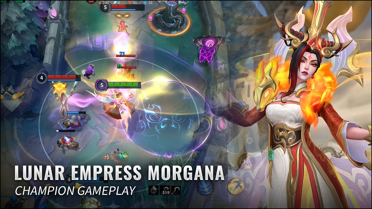 Did You Get This Mythic Skin? Lunar Empress Morgana Exquisite Gameplay || LoL: Wild Rift