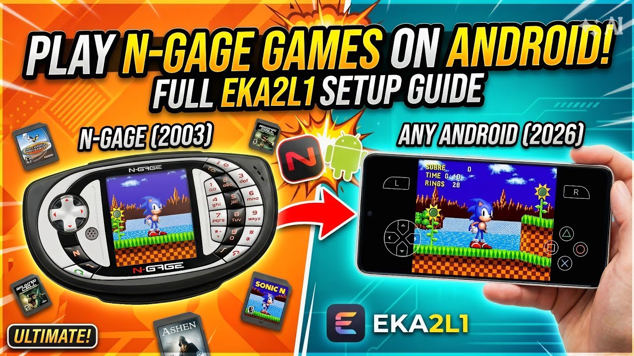 Nokia NGage Games On Any Android Eka2L1 Complete Setup