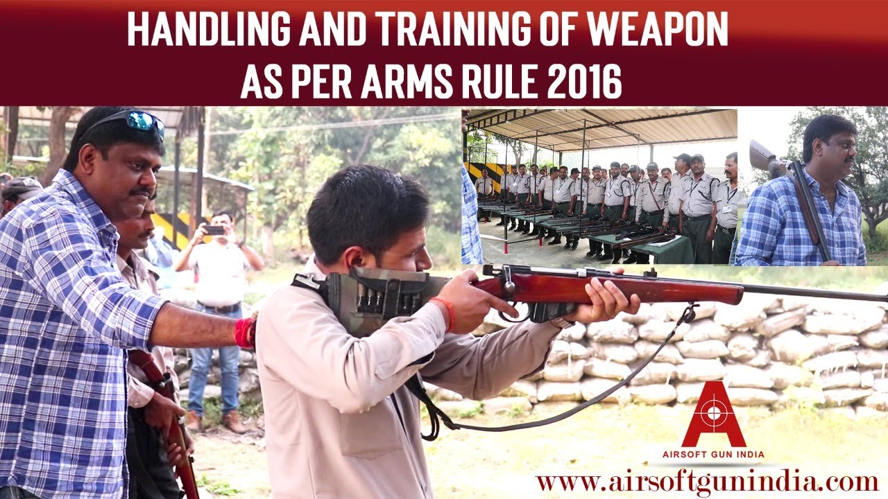 Handling and Training of weapon as per Arms Rule 2016 | Trailer | Airsoft Gun India