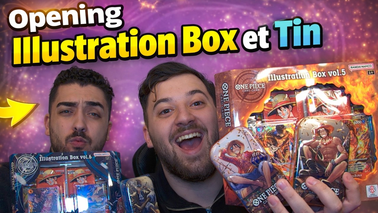 Ouverture ILLUSTRATION BOX & TIN TS-02 - Ca HIT ou ça CLIM ?! ONE PIECE CARD GAME