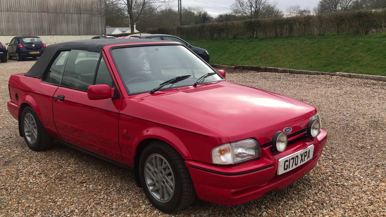 Ford Escort MK4 XR3i Cabriolet - Bradley James Classics
