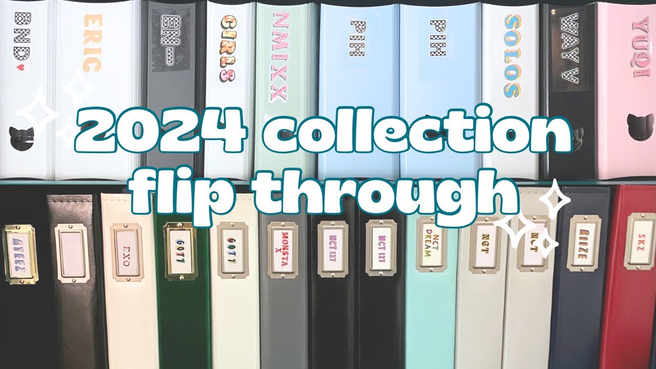 2024 Collection Flip Through (minus seventeen) ✶ 50+ binders, over 40 groups
