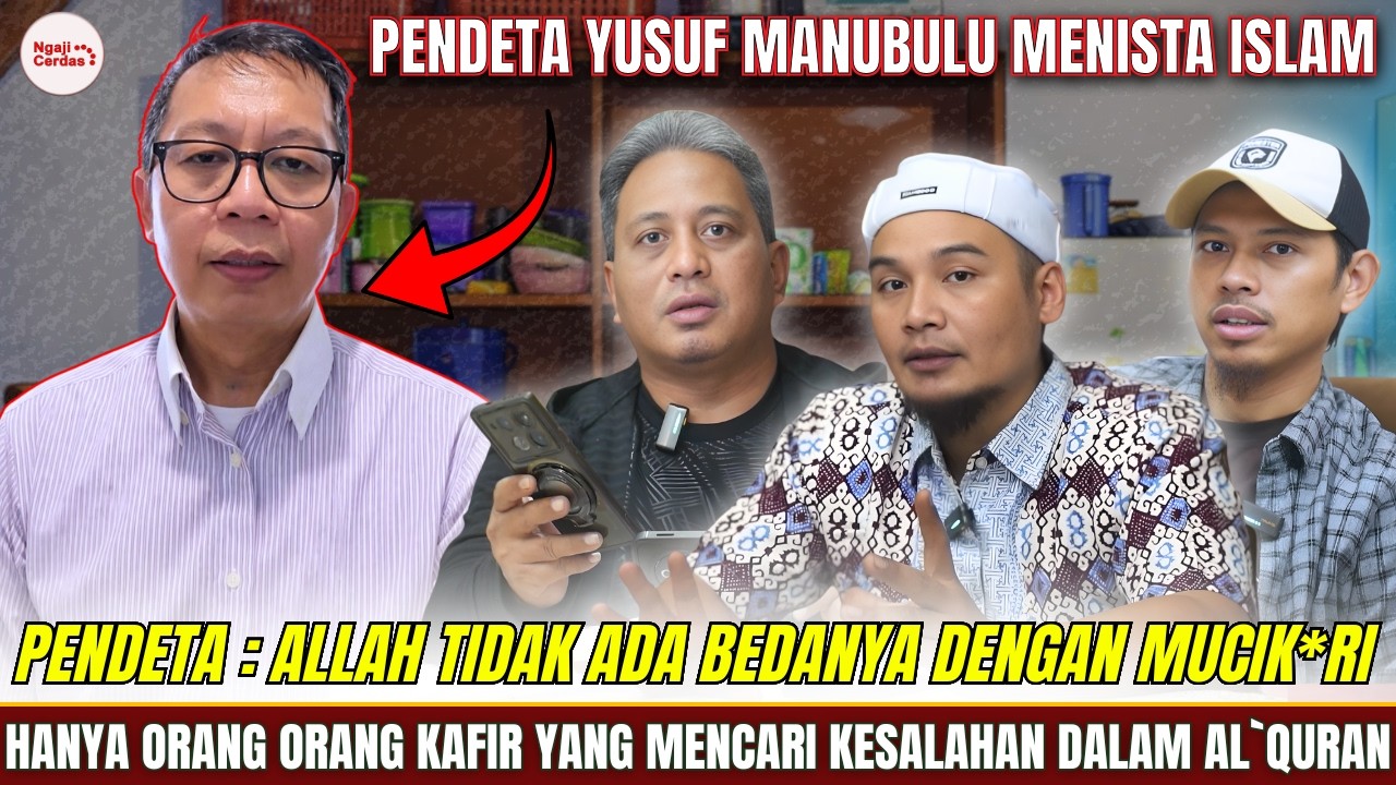 PENDETA YUSUF MANUBULU BERULAH, DUO MUALAF BERI REAKSI