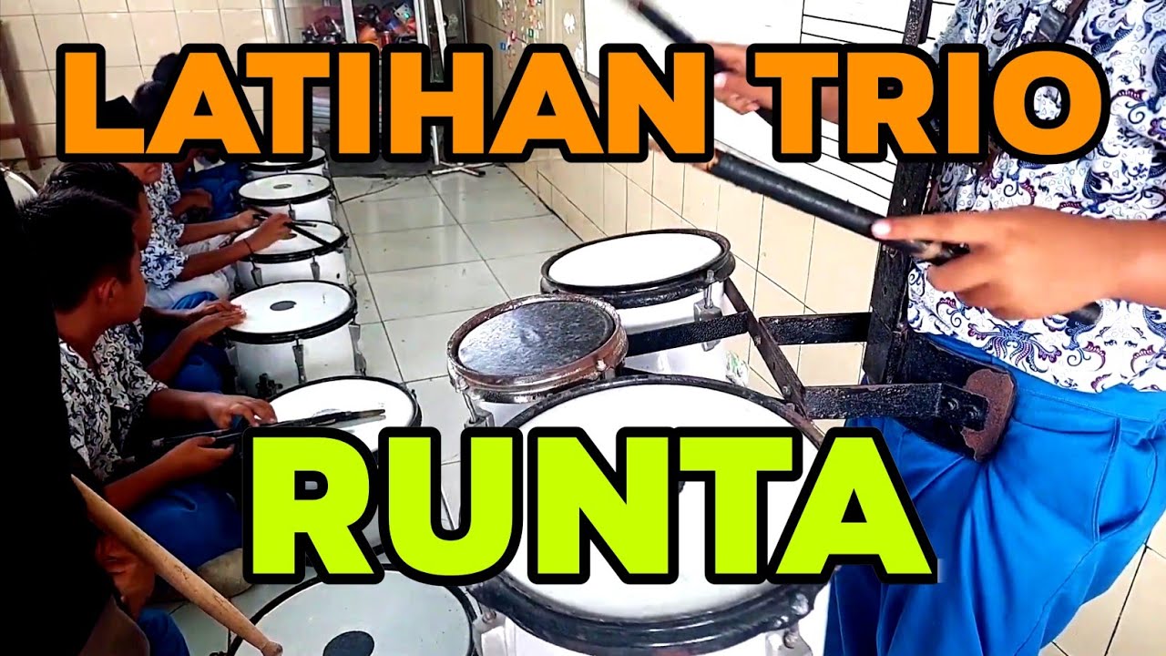 Pukulan Trio Drum Band Lagu Runta
