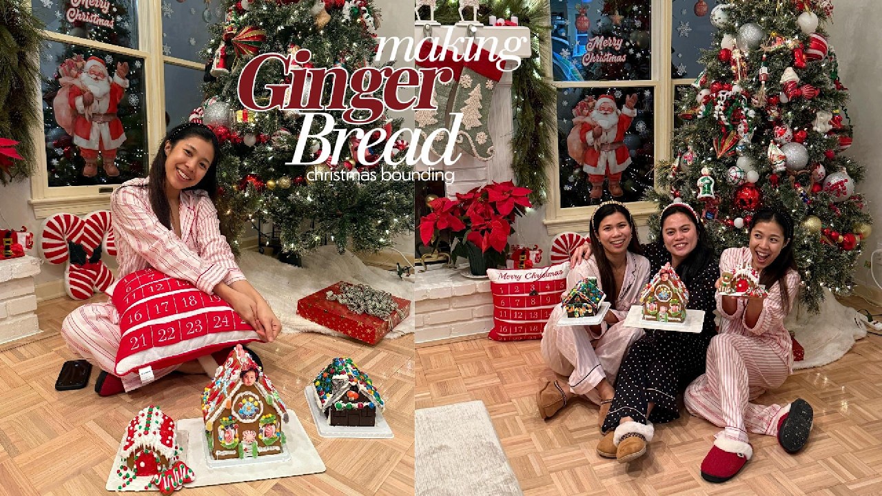 USA VLOG 🇺🇸🗽| First time making Ginger Bread | Honey A.