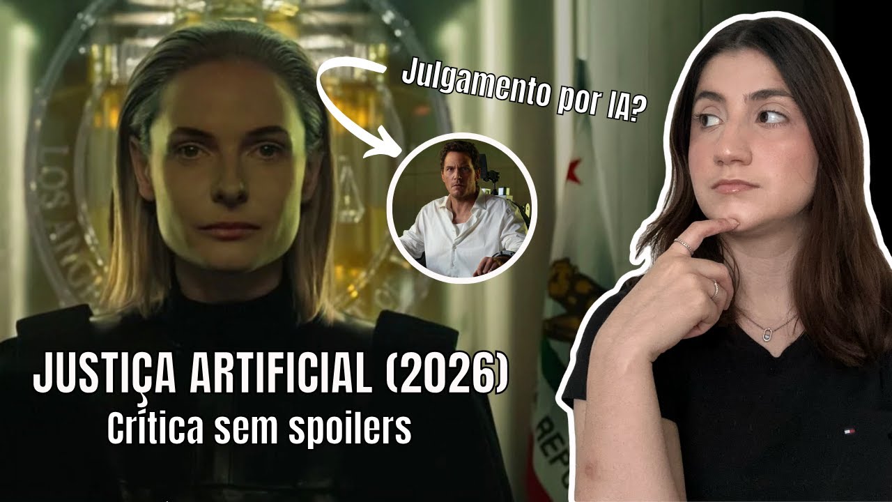 JUSTIÇA ARTIFICIAL (2026): CRÍTICA SEM SPOILERS FILME com Chris Pratt e Rebecca Ferguson - Mercy
