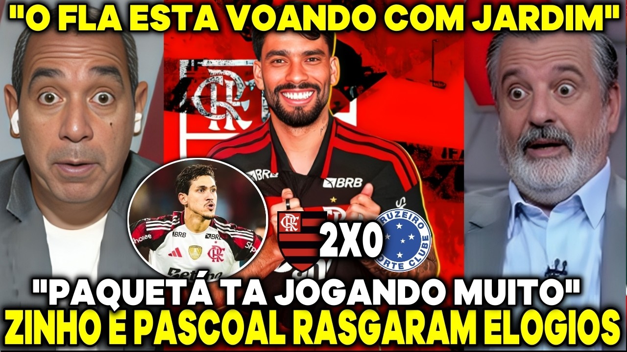 PASCOAL E ZINHO FICARAM EMBASBACADOS COM O FLAMENGO DE LEONARDO JARDIM 