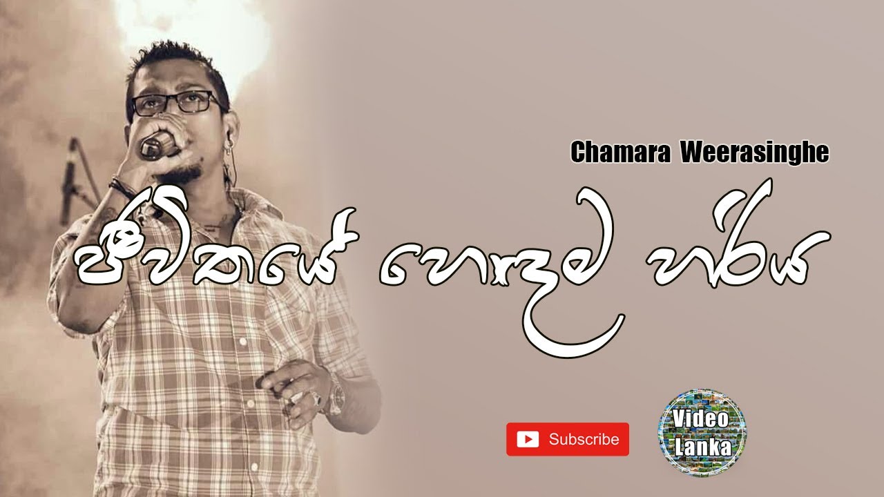 Jeewithaye Hodama Hariya | ජීවිතයේ හොඳම හරිය | Sinhala Songs | Chamara Weerasinghe