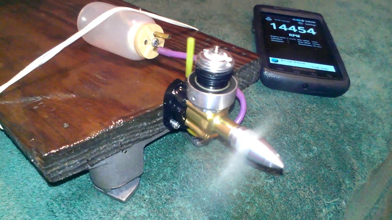 1997 Real Cox Killer Bee .049 Engine Break In - APC 4.2x4