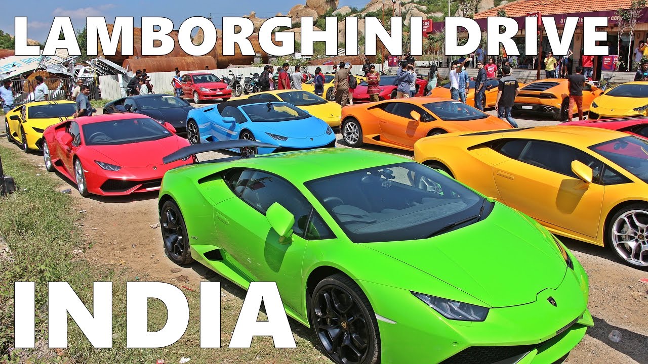 Lamborghini Drive INDIA - Bengaluru Brunch Drive 2016.
