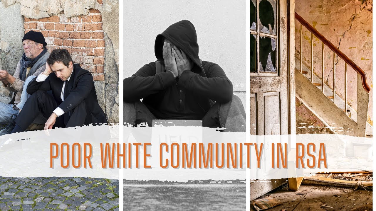 Driving through a white poor township | South Africa