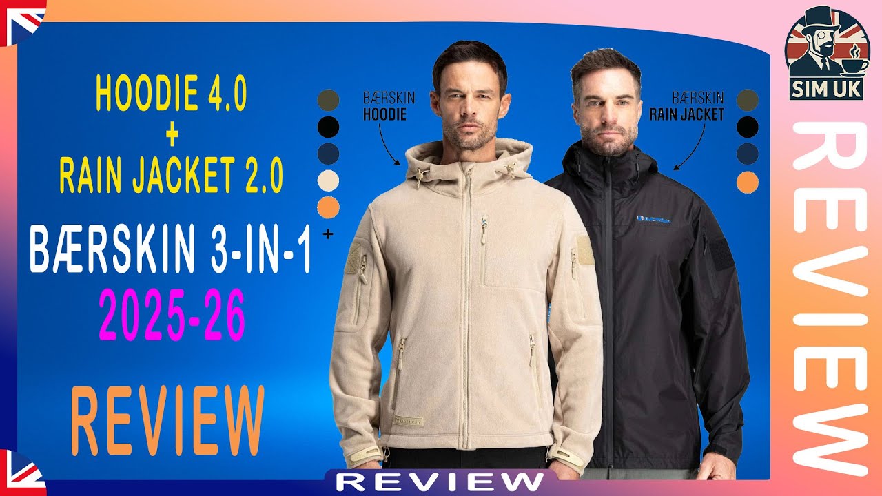 2026 Warning! Before You Buy --  B&AElig;RSkin 3-in-1 Review  | (340gsm) --  Hoodie 4.0 + Rain Jacket 2.0)