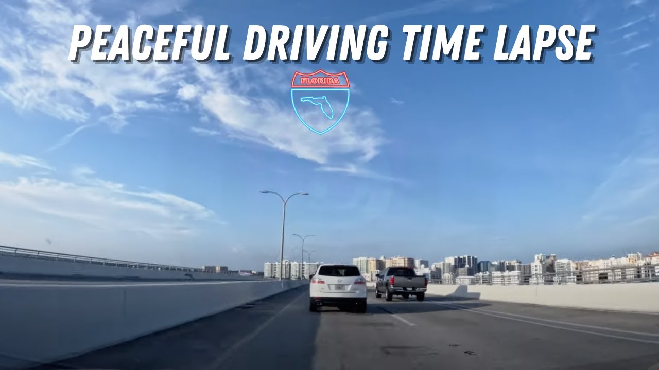 FLORIDA DRIVING TIME LAPSE / peaceful mother's day drive from Sanibel to Orlando FL
