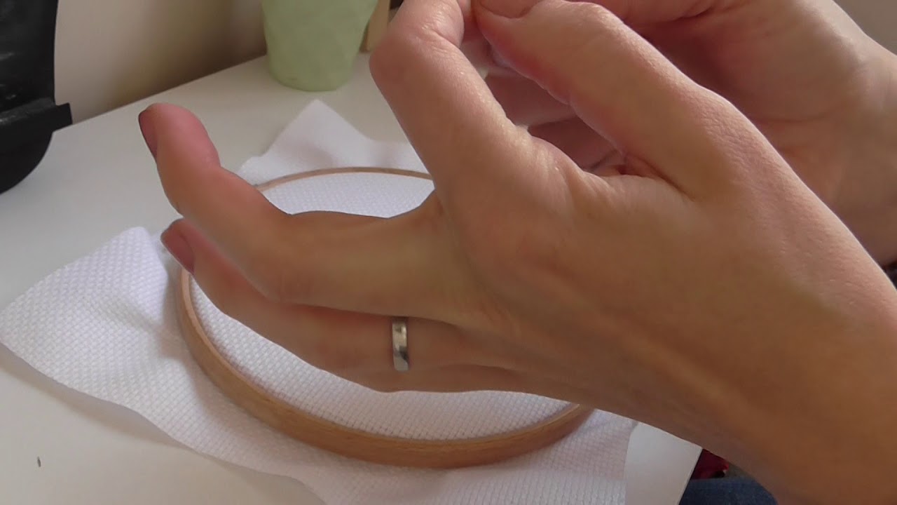 How to start cross stitching - an alternative 