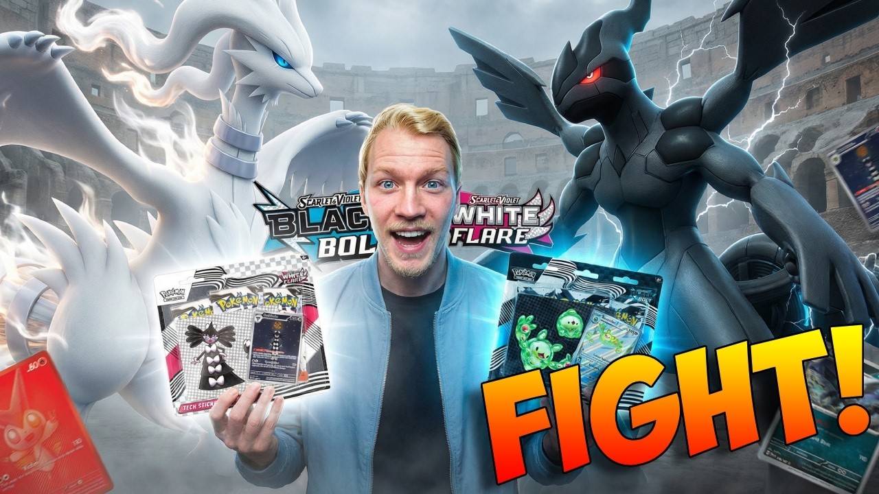 Battle of Black Bolt vs. White Flare!