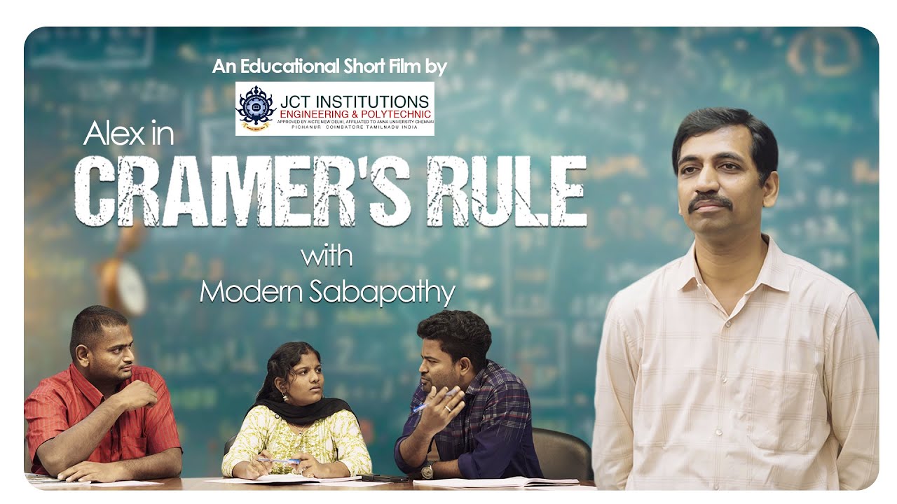 Learn Cramer's Rule | Short film 