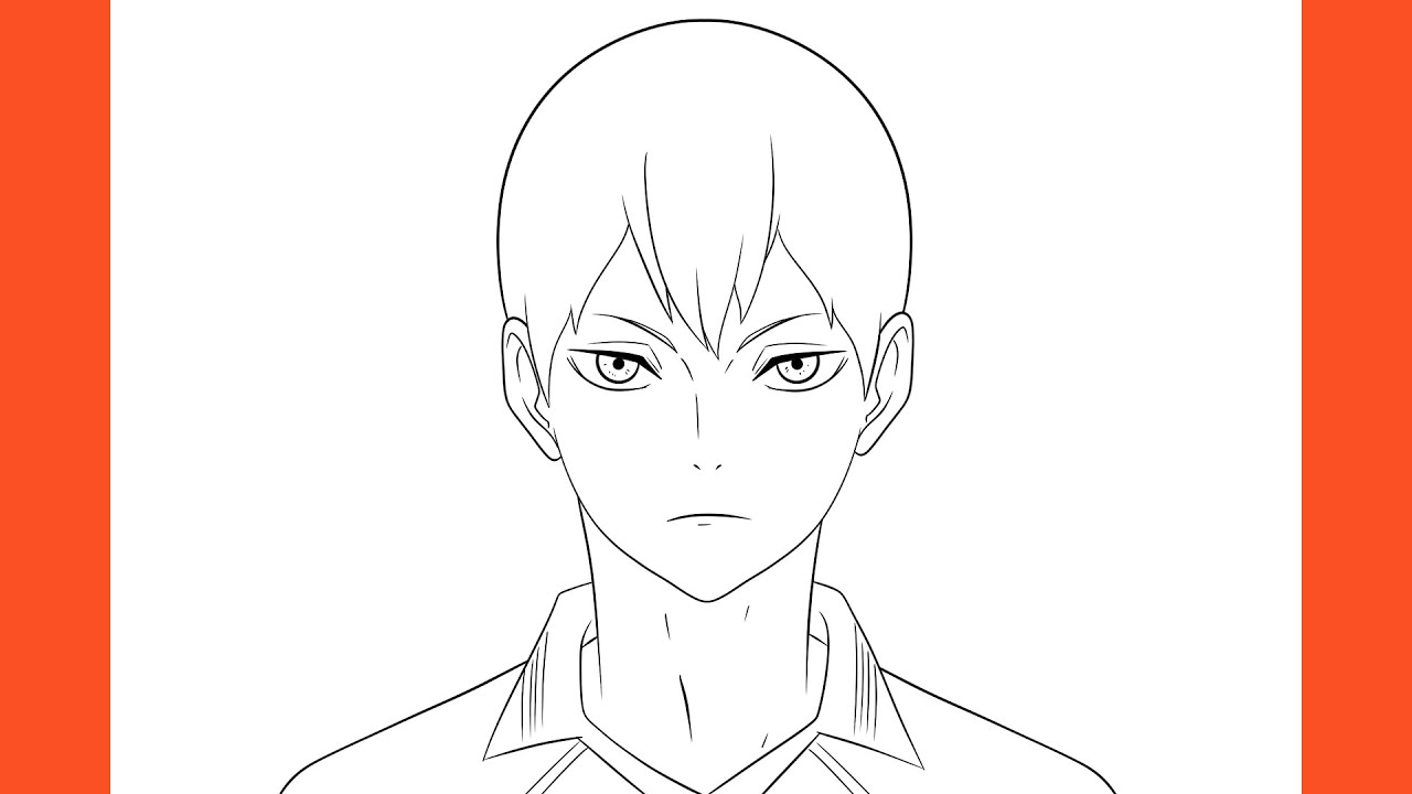 How To Draw Tobio Kageyama (Haikyuu)