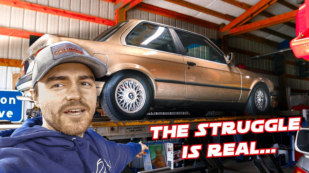 BMW E30 Manual Trans Swap (Part 2) | Everything that could have went wrong did...
