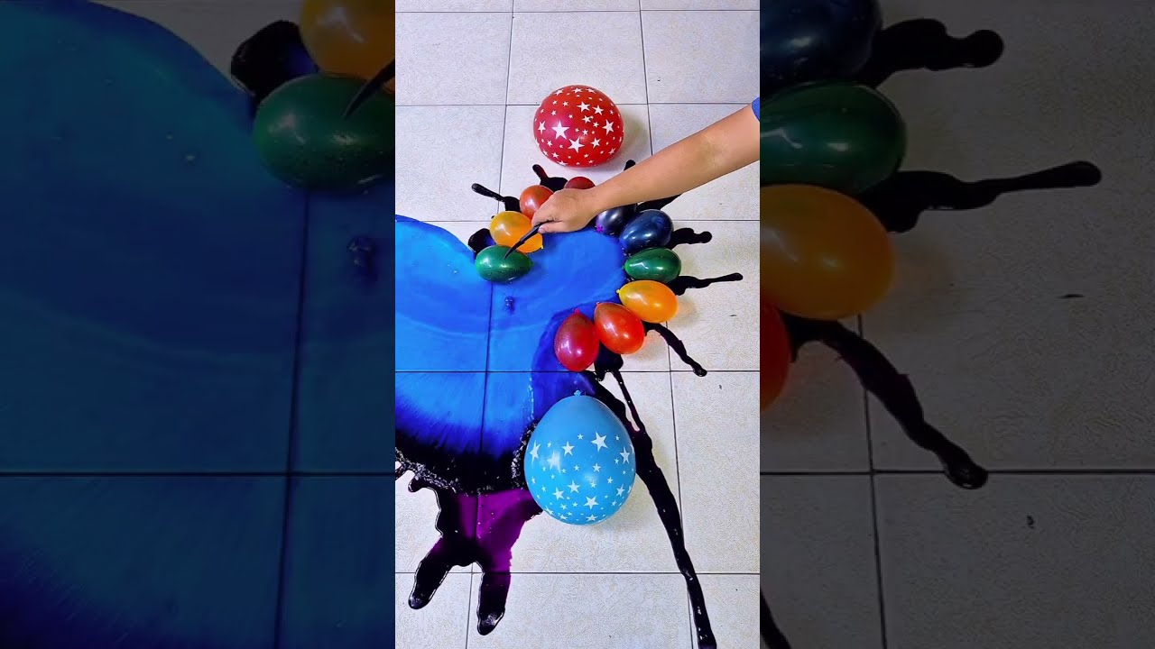Colorful Balloon Beautiful Mixing Part 97 Satisfying Video Asmr Compilation