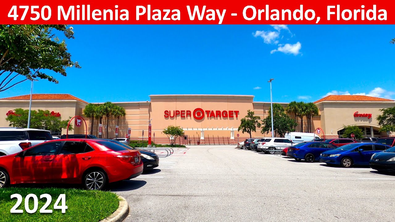 Target в Орландо, Флорида, по адресу 4750 Millenia Plaza Way — торговый супер-магазин Target 1518