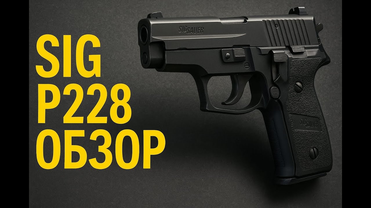 SIG Sauer P228 обзор, тест - стрельбище!
