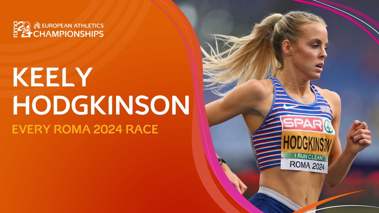 The CHAMPION again! 👑 Keely Hodgkinson 🇬🇧 | Every race in Roma 2024