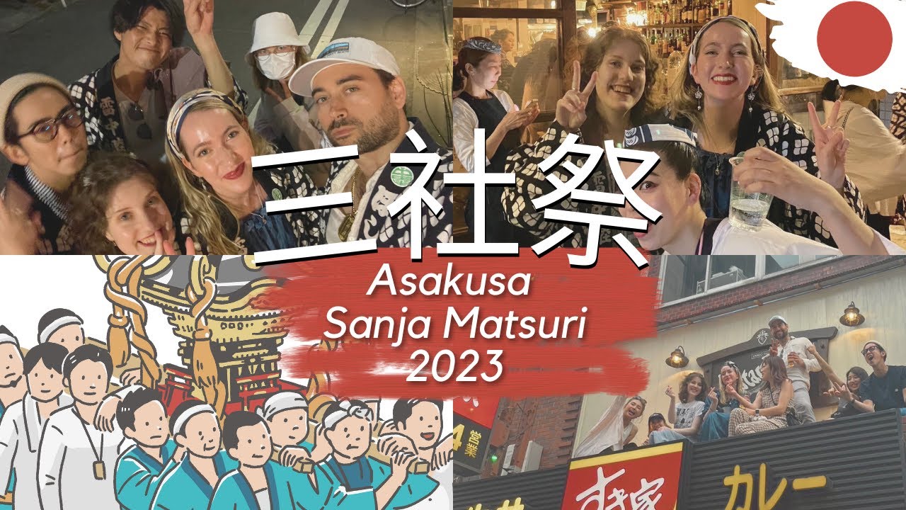 First Time at Sanja Matsuri in Asakusa | Japanese Festival