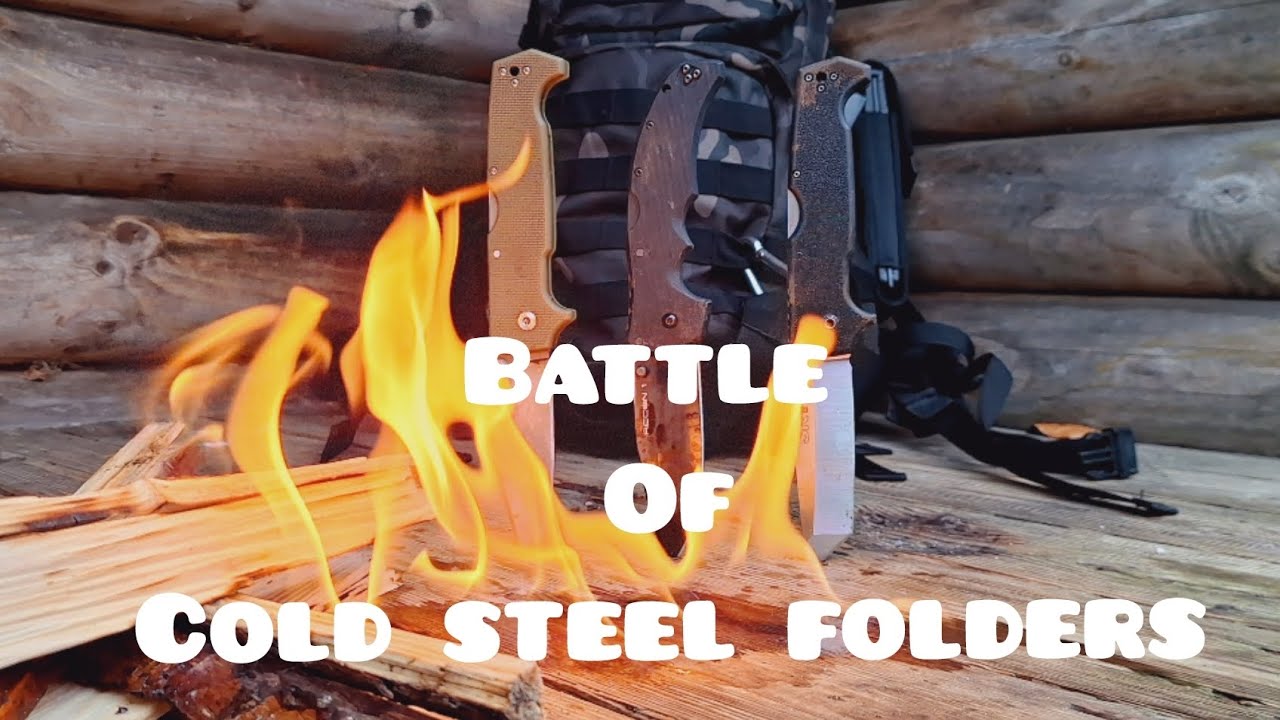 Cold steel folders battles of the SR1 Recon1 and SR1 lite.