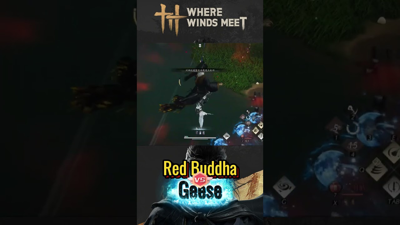Red Buddha vs Geese 💀 | Where Winds Meet #wherewindsmeet #wherewindsmeetglobal #wwm