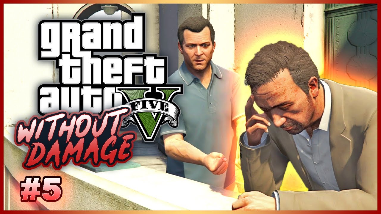 Completing GTA V Without Taking Damage? - No Hit Run Attempts (One Hit KO) #5