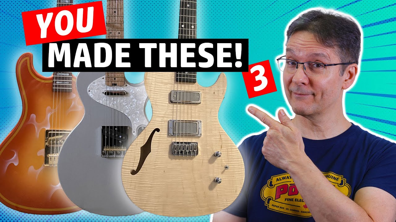 CUSTOMER GUITARS Built Using MY TEMPLATES
