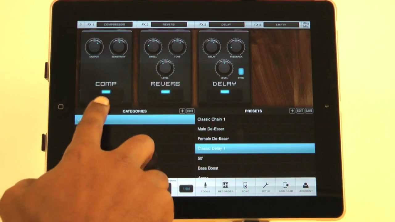 VocaLive для iPad: первый профессиональный вокальный процессор для iOS!