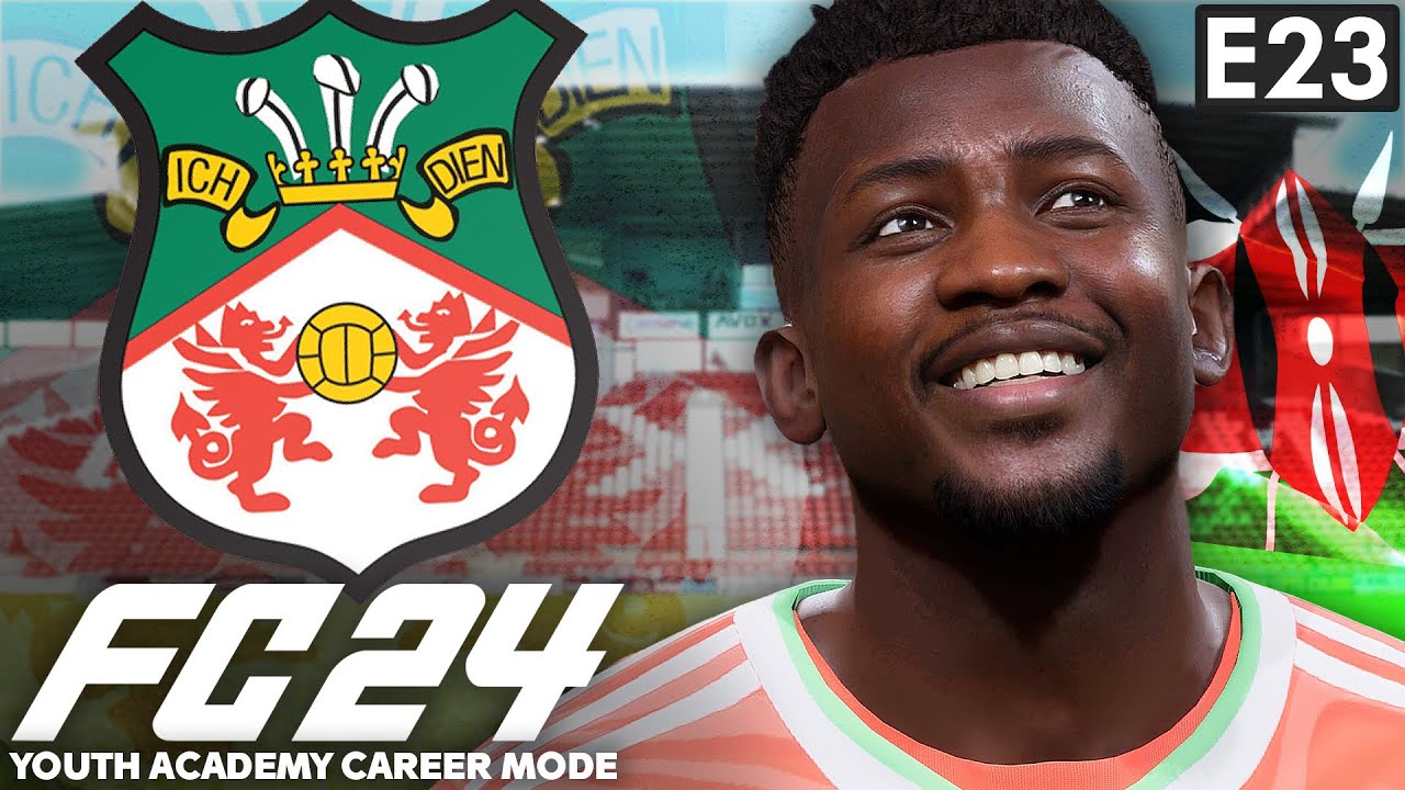 BRUTAL DEBUT FOR KENYAN SUPERSTAR! | FC 24 YOUTH ACADEMY CAREER MODE EP23 | WREXHAM