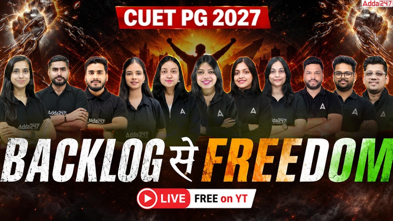 CUET PG 2027 Prep | Backlog Se Freedom - Marathon Week | Complete Your Syllabus Before It's Too Late