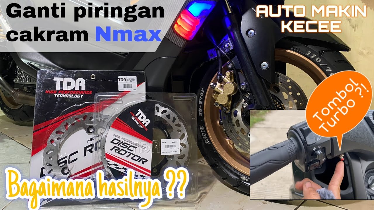 GANTI CAKRAM DEPAN & BELAKANG NMAX PAKAI TDR | auto makin kecee cuyy.. | floating ?