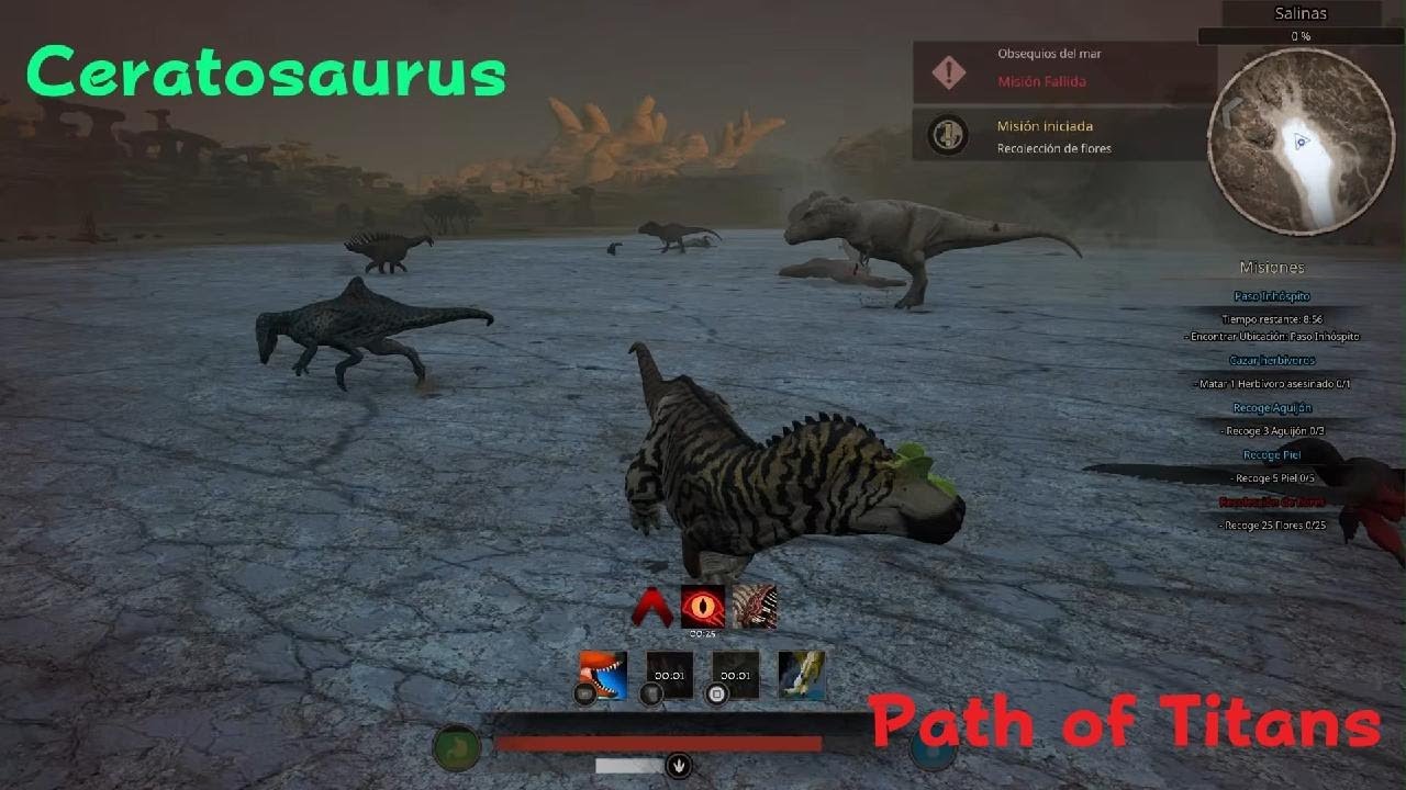 Path of titans | Ceratosaurus  Protecting youth