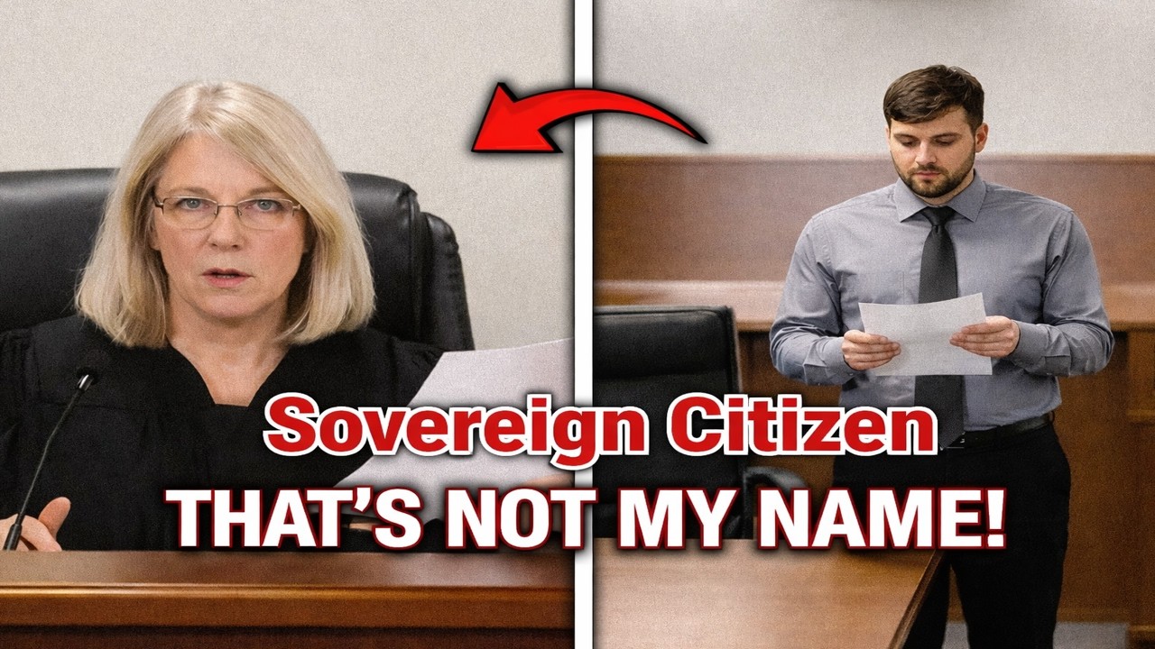 Sovereign Citizen Tries the “ALL CAPS Name” Defense — Judge Shuts It Down ⚖️🚫
