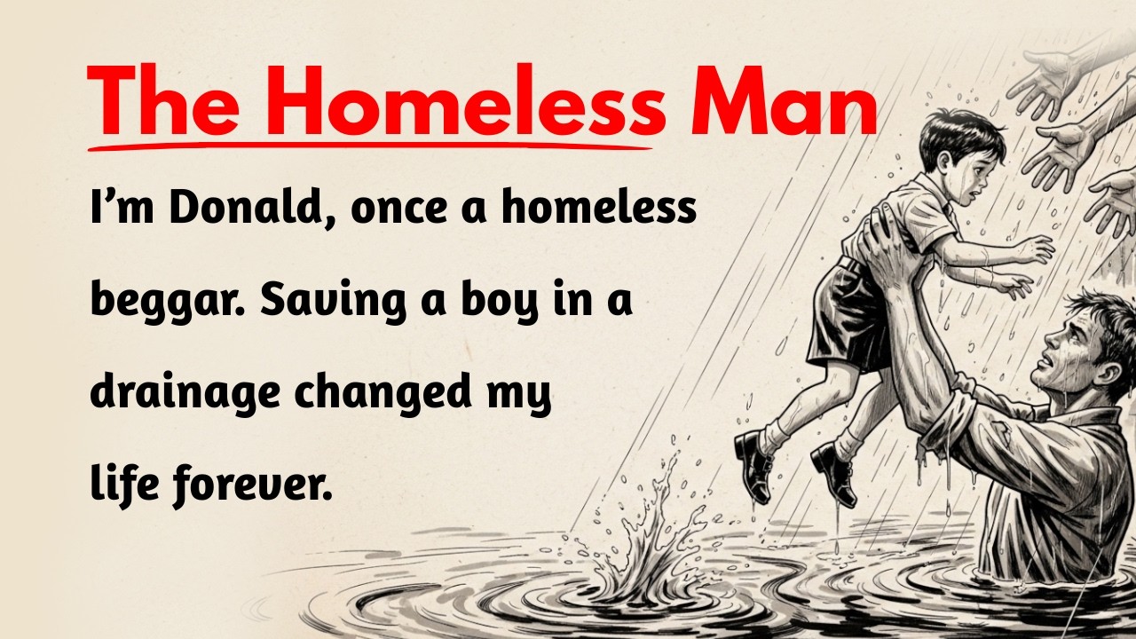 Learn English with Stories 🤌 The Homeless Man | Level 3 English Listening & Speaking Practice