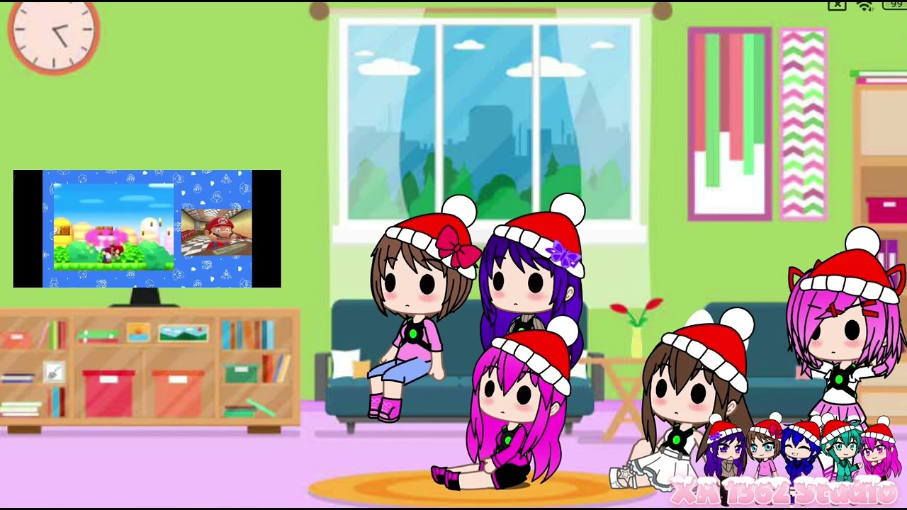 The Doki Doki Literature Club Girls Reacts If Mario laugh he dies so as the girls