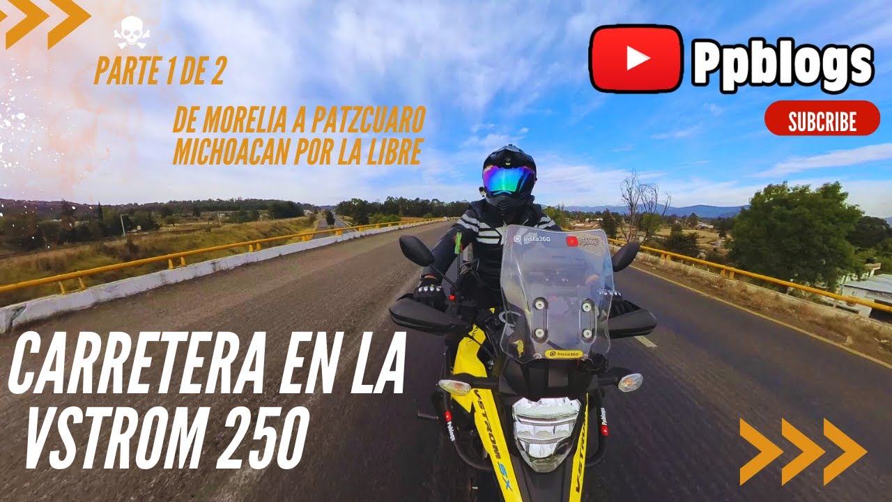 Más allá de los límites: Vstrom 250 SX en acción | Prueba de carretera Patzcuaro