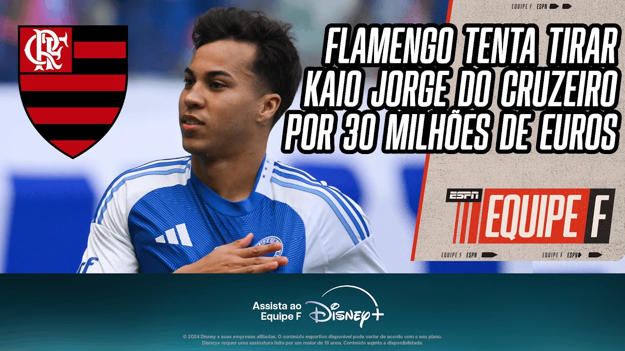 FLAMENGO QUER CONTRATAR KAIO JORGE POR 30 MILH&Otilde;ES DE EUROS  E TOPA ENVOLVER CEBOLINHA | EQUIPE F