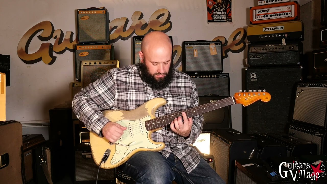 Fender CS Masterbuilt Dale Wilson Strat 60 - Guitare Village